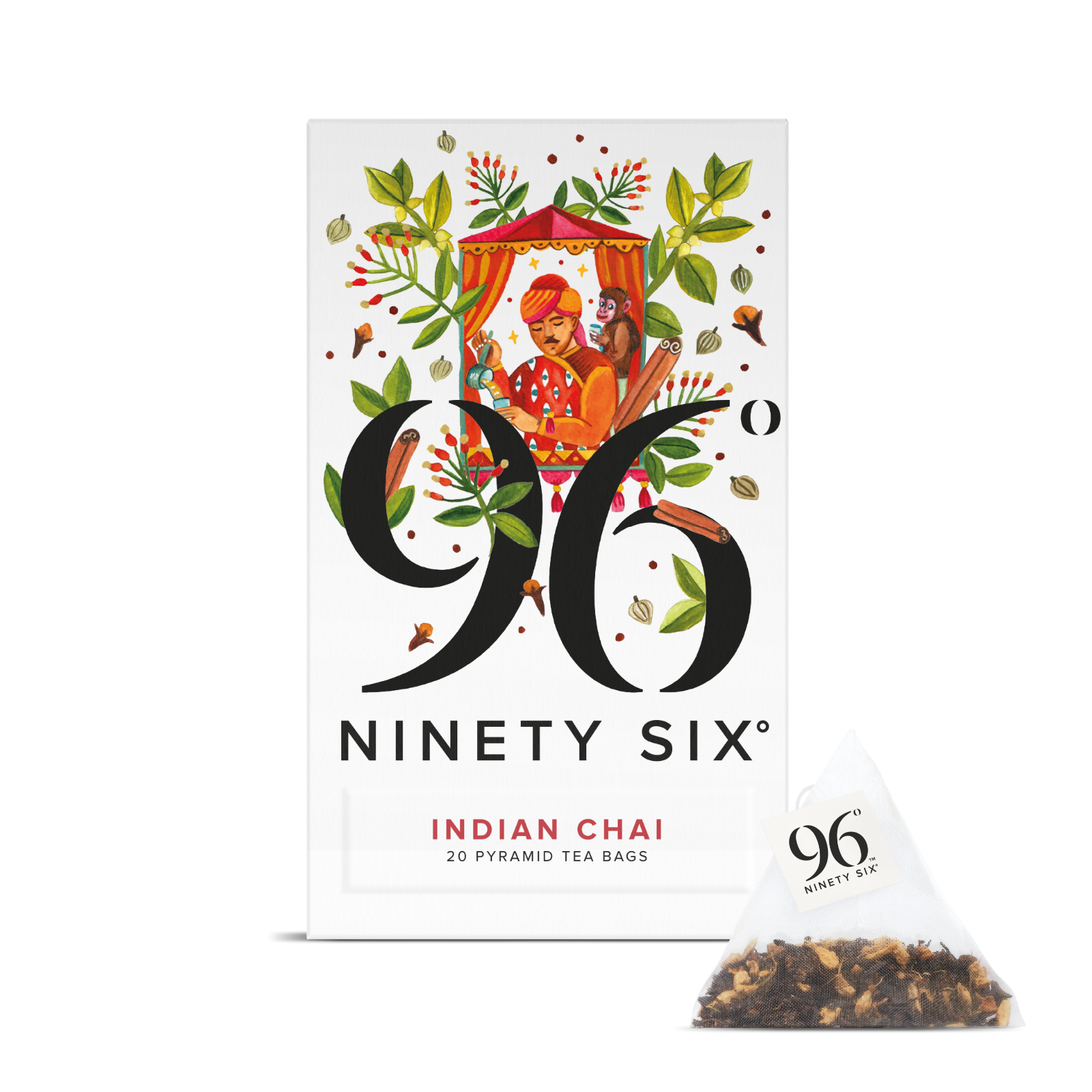 96° Indian Chai Tea Box Image