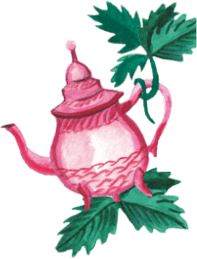 96° Pink Kettle Illustration